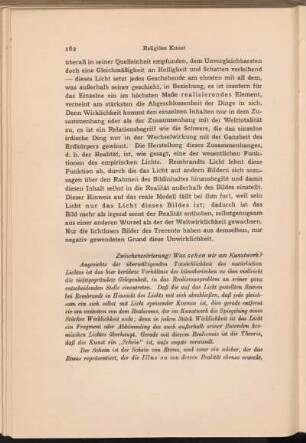 Zwischenerörterung: Was sehen wir am Kunstwerk?