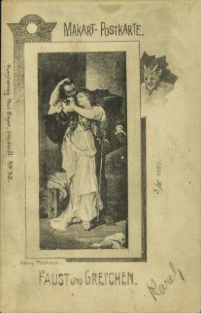 Faust und Gretchen.