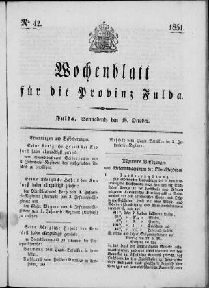 Nr. 42, Ausgabe vom 18. Oktober 1851 [S.818/819 fehlt]