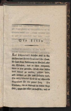 Die Lilie