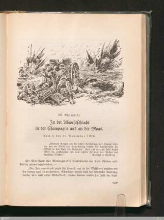 XIII. In der Abwehrschlacht in der Champagne und an der Maas