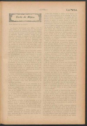 Carta de Méjico