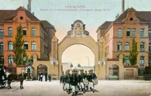 Leipzig-Gohlis: Kaserne des 8. Infanterie-Regiments "Prinz Johann Georg" Nr. 107