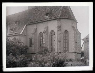 evangelische Kirche; Chor von Südosten