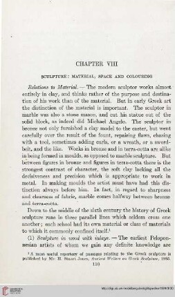 Chapter VIII: Sculpture: Material, space and colouring