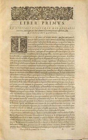 De virtutibus et Vitiis ... Tractatio