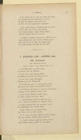3. Geschichtliche Stoffe ; geschichtliche Sage