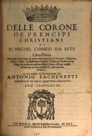Delle corone de'prencipi christiani