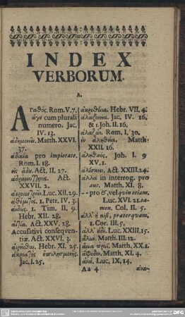 Index Verborum