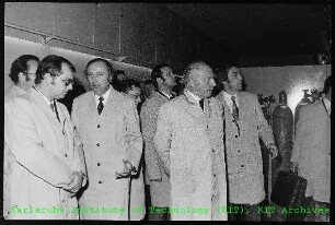 Besuch von Walter Scheel (Bundespräsident der Bundesrepublik Deutschland (BRD)) am Kernforschungszentrum Karlsruhe (KfK)