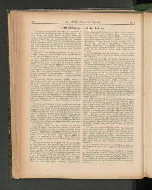 Die Sklaverei und der Islam.