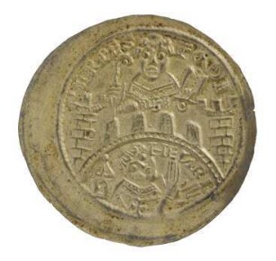 Münze, Brakteat, Pfennig, 1142 - 1153