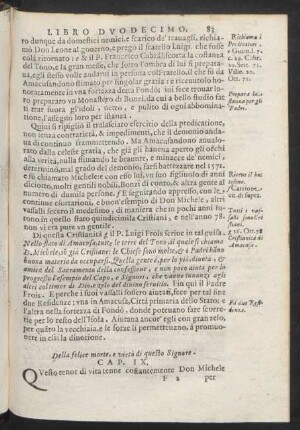 Cap. IX. Della felice morte, e virtù di questo Signore