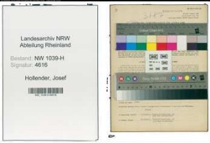 Entnazifizierung Josef Hollender , geb. 08.05.1894 (Beamter)