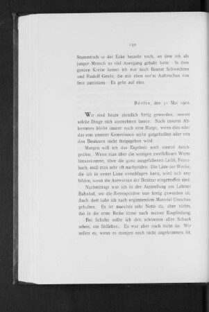 Berlin, den 31. Mai 1906