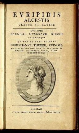 Euripidis Alcestis : Graece Et Latine
