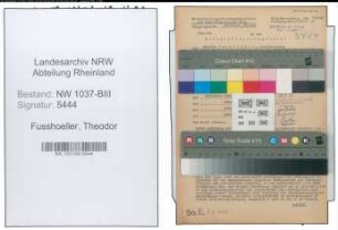 Entnazifizierung Theodor Fusshoeller , geb. 07.06.1904 (Beamter)