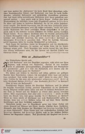 29: Gibt es "Kulturvölker"?