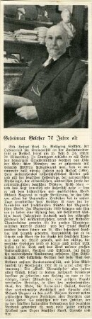 Golther, Wolfgang (1863-1945)