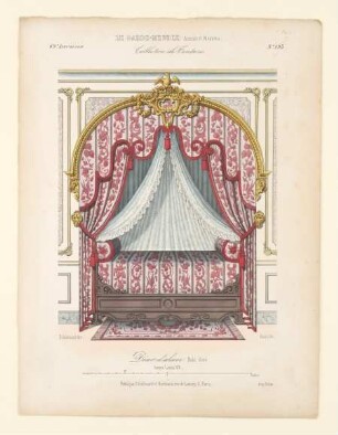 "Décor d'alcove / bois doré", aus: Le Garde-meuble