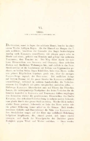 VI. Yeddo. Vom 2. October bis 1. November 1860