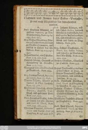 [Eisenachisches Neurevidirt und beständiges Gesang-Buch]