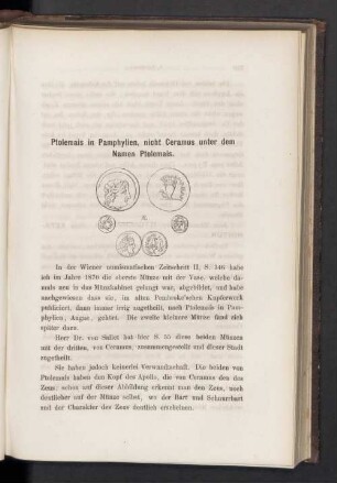 Ptolemais in Pamphylien, nicht Ceramus unter dem Namen Ptolemais