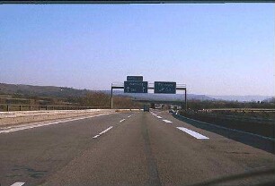 Abzweig Nebenfahrbahn (Mannheim Richtung Nürnberg)