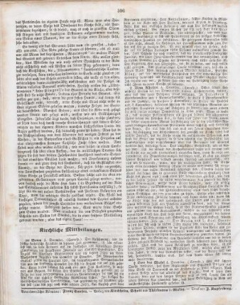 596 Kirchliche Mittheilungen