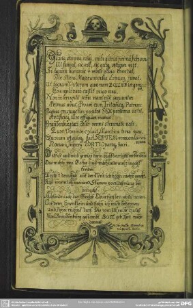Gloria summa mihi, mihi gloria prima Jehova Ut fuerat, sic esst, sic quoq[ue] ...
