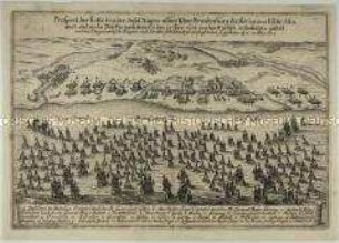 Flotte bei Rügen, Angriff der Kur-Brandenburgischen auf die Königsmärkischen, 13./14. September 1678 - aus Theatrum Europaeum, Band XI