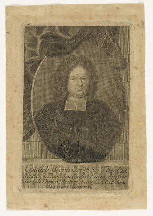 Bildnis des Gottlieb Wernsdorff