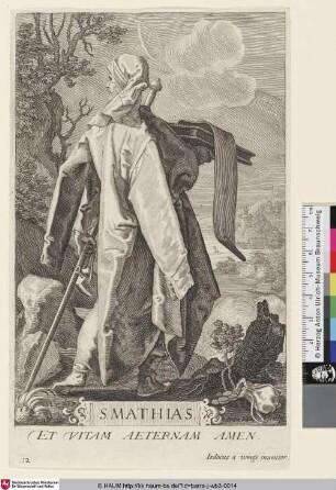 S.MATHIAS. [Der Apostel Matthias]