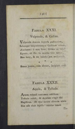 Fabula XXXI. - XL.