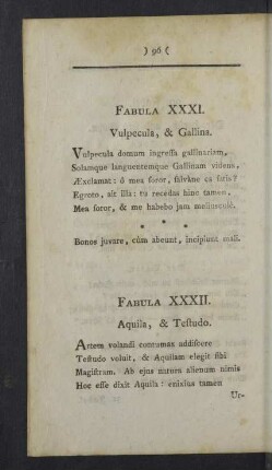 Fabula XXXI. - XL.