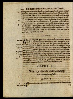 Caput III. De sociis proprie ita dictis, eorumq[ue] alienandi potestate.