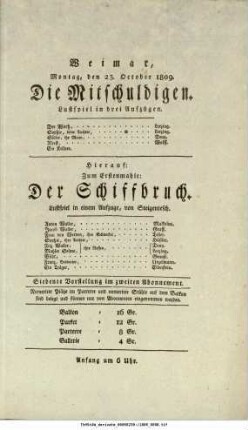 Der Schiffbruch