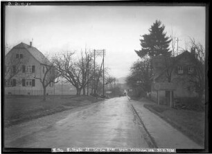 Straße 21: bei Km 8+000 gegen Winnenden gesehen - Ansicht vom 20.11.1930 (VI. Tag)
