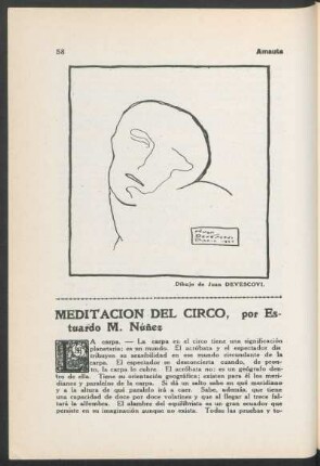 Dibujo de Juan Devéscovi