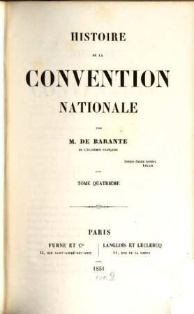 Histoire de la Convention nationale. 4