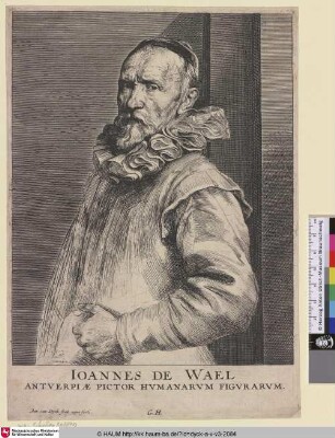 Ioannes de Wael [Porträt des Malers Jan de Wael; Jan de Wael; Portret van Hans de Wael]