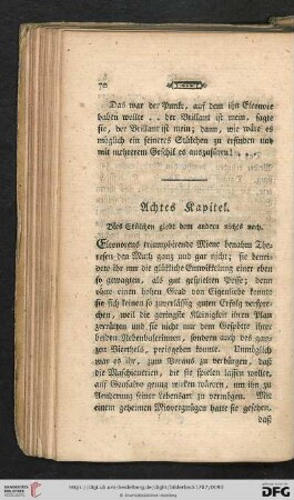 Achtes Kapitel