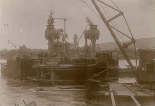 Rheinbrücke bei Remagen, Deutschland, 1917