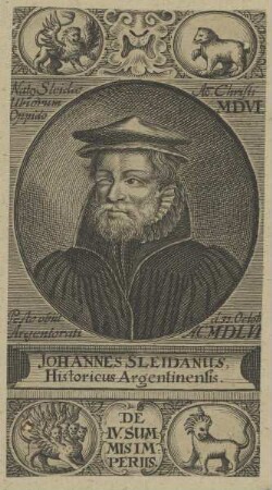 Bildnis des Johannes Sleidanus