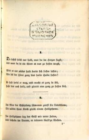 Die Weisheit des Brahmannen : ein Lehrgedicht in Bruchstücken, 5. (1836)
