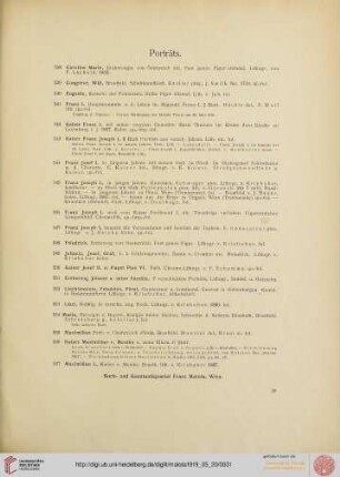 Porträts (Nr. 538-582)