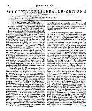 [Lange, C. J.]: Über die Schweiz und die Schweizer. T. 1. Berlin: Vieweg 1795