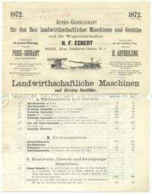 Landwirtschaftliche Maschinen und diverse Geräte