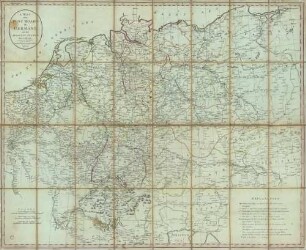 A Map of the Post Roads of Germany and the Adjacent States