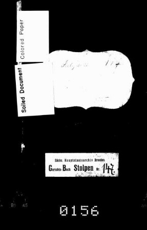 Konsensbuch von Seeligstadt (bei Stolpen)